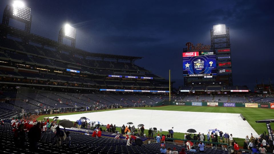 MLB: Suspenden el juego 3 entre Astros y Phillies debido al mal clima; se reanuda mañana