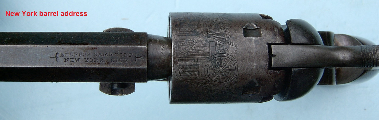 1849 Colt Pocket with New York barrel address