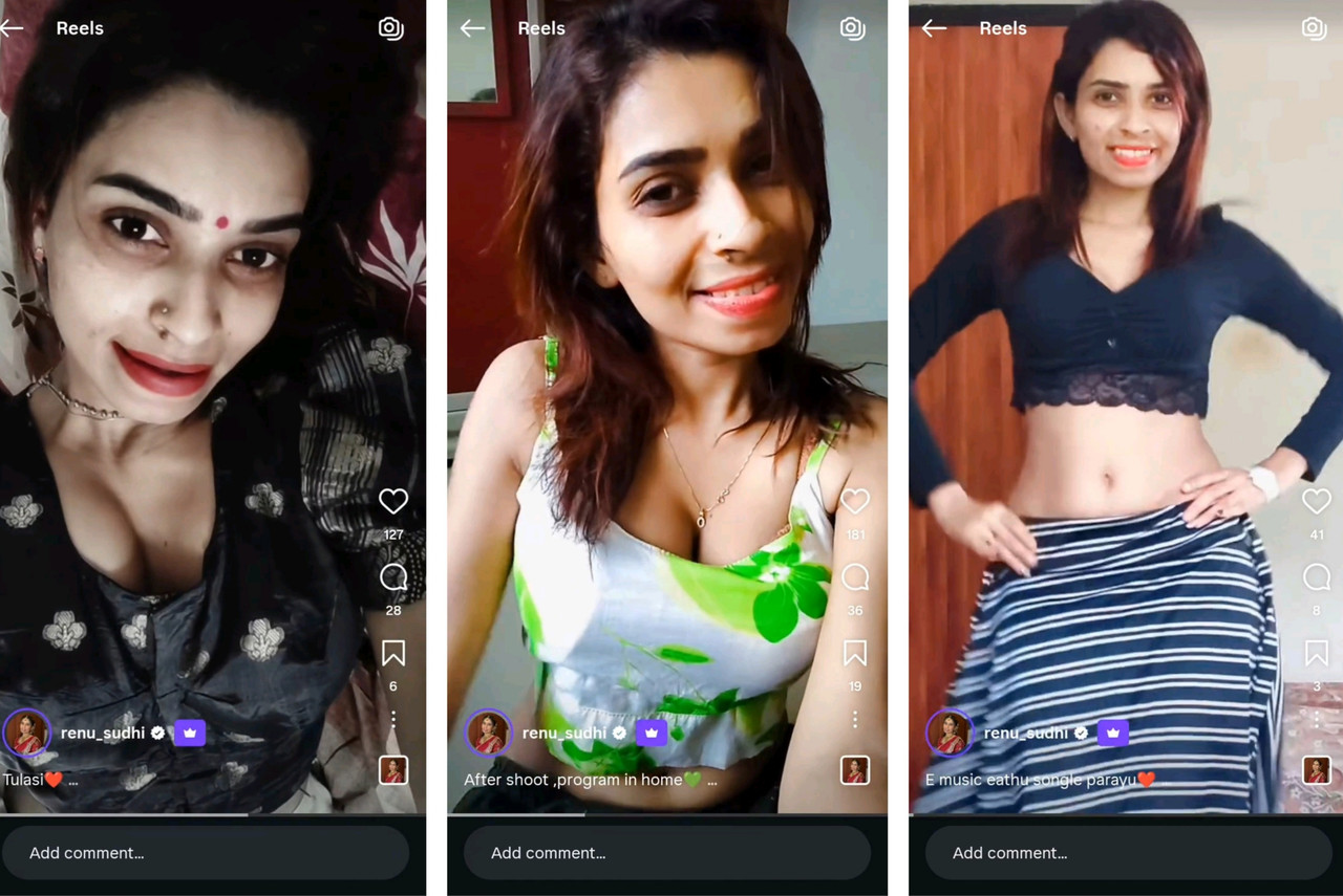 Renu_ Sudhi Mallu Model Sudhi Instgram Exclusive Videos Free