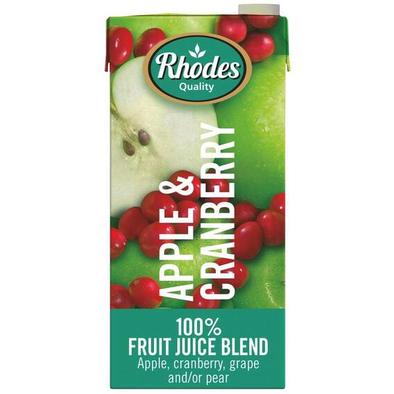 Rhodes Apple & Cranberry Juice 1L