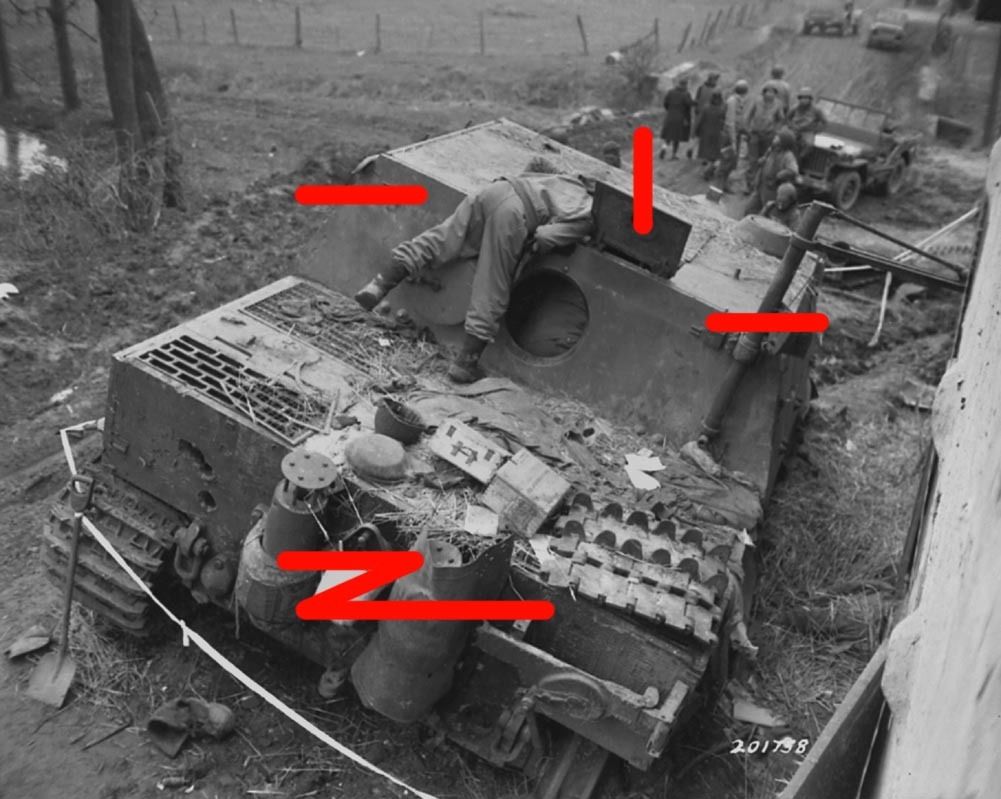 Sturmtiger of Sturmmörser Comp. 1001 examined by