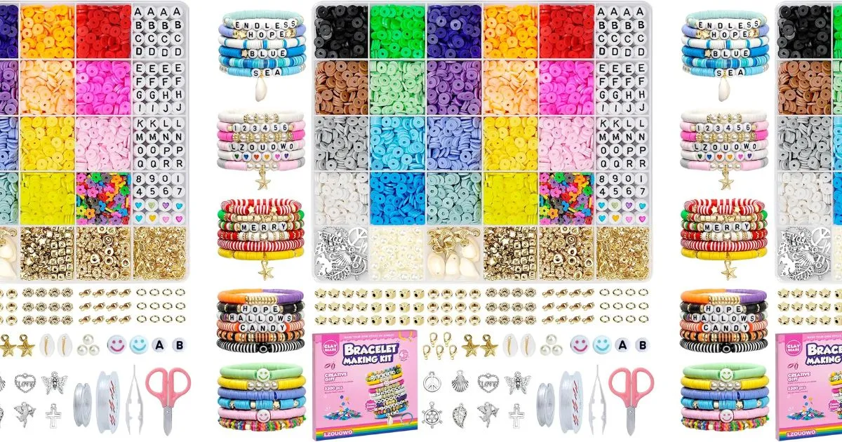 Unleash Your Creativity: 5,300 Piece Bracelet Making Kit for Unleash Your Creativity: 5,300 Piece Bracelet Making Kit for