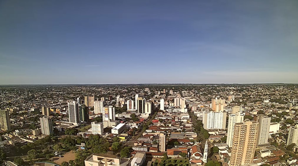 Campo Grande nesta manhã de domingo