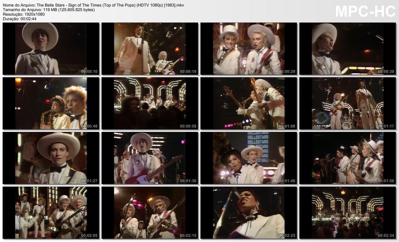 The Belle Stars - Sign of The Times (Top of The Pops) (HDTV 1080p) [13.01.1983]