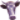 purple cow head