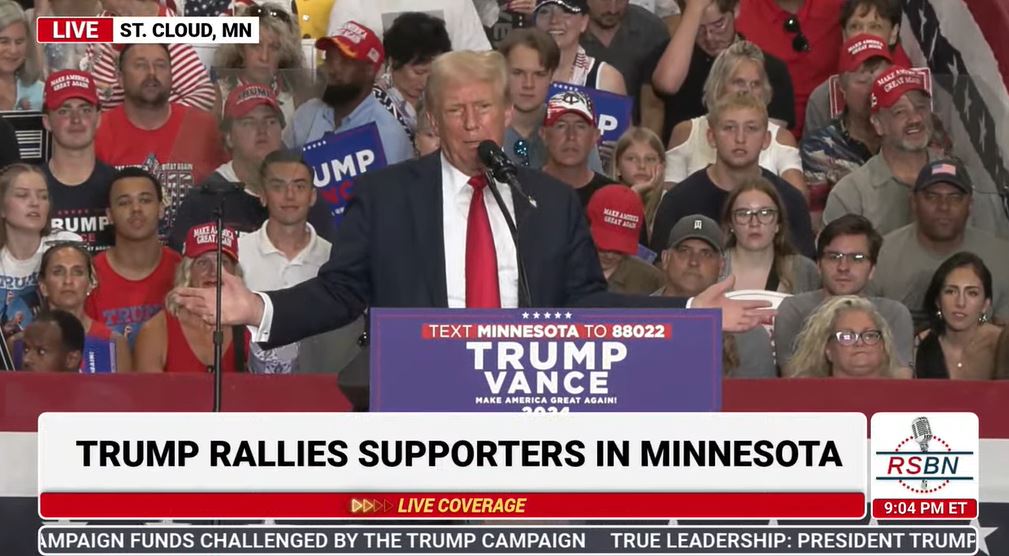 LIVE: President Trump and JD Vance Hold a Rally in St. Cloud, Minnesota ...