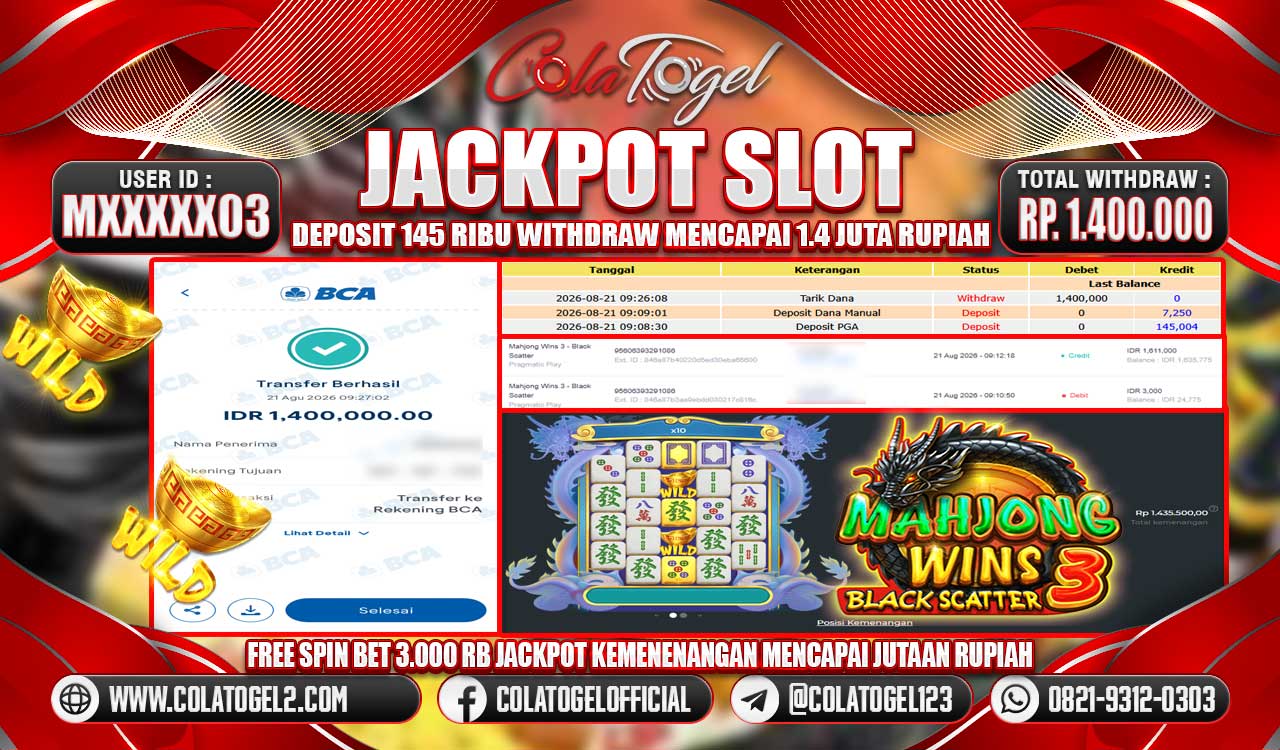 JACKPOT SLOT GACORR!!