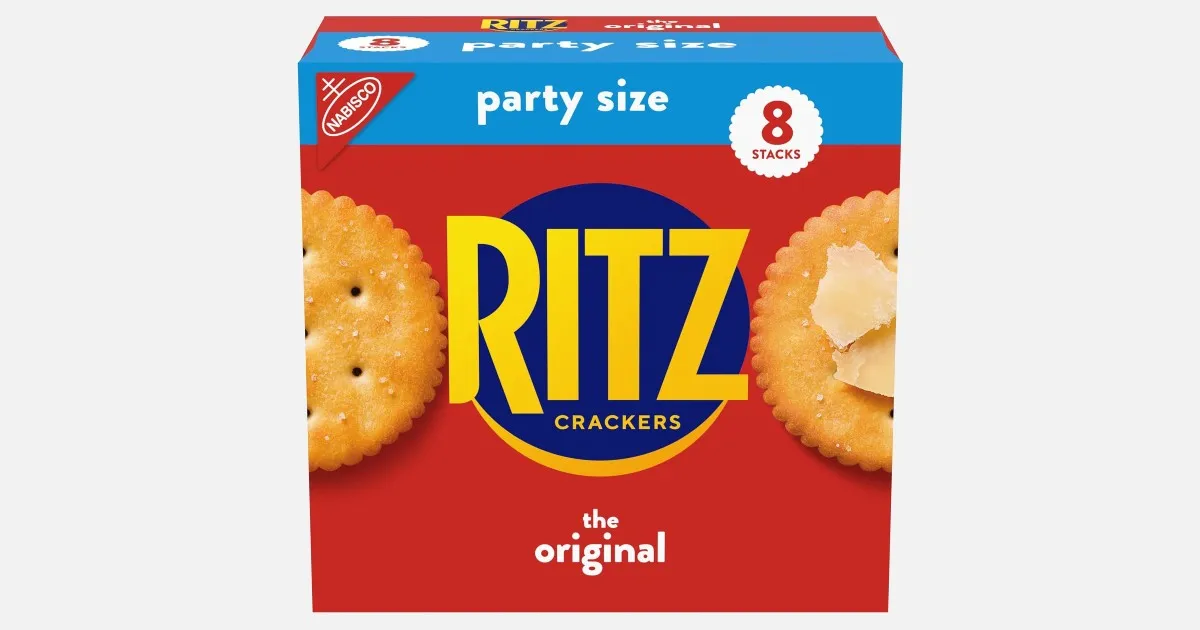 RITZ Crackers Party Size: 8 Stacks for Only .xx on Amazon! RITZ Crackers Party Size: 8 Stacks for Only .xx on Amazon!