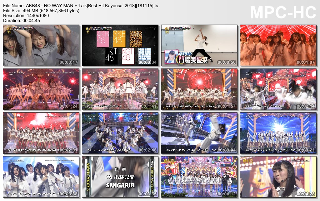 AKB48 - NO WAY MAN   Talk[Best Hit Kayousai 2018][181115].ts_thu
