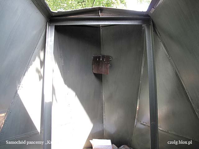Vista interna de la parte trasera del Kubus