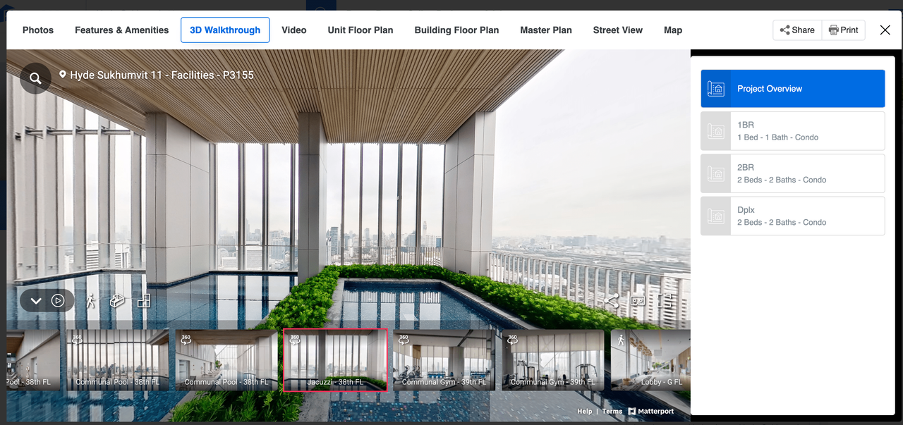 Hyde Sukumvit 11 Condo Virtual Tour on FazWaz