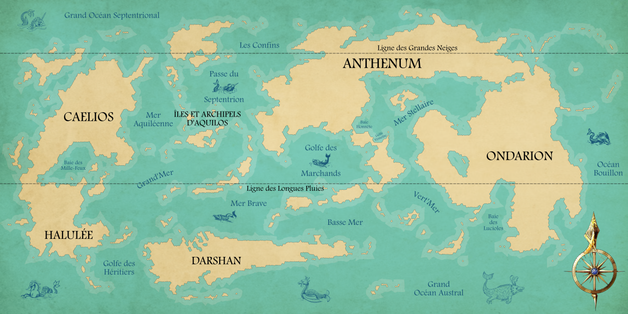 Carte du monde de Magikratos