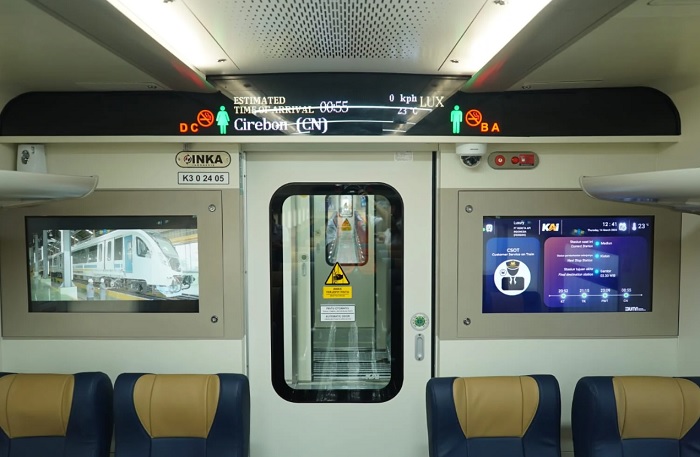 Tampilan Kereta Ekonomi Stainless Steel New Generation yang akan digunakan pada KA Majapahit mulai 25 Maret 2024.
