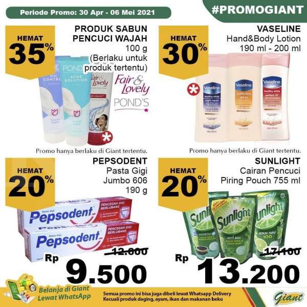 Katalog Promo Giant 30 April - 3 Mei 2021 
