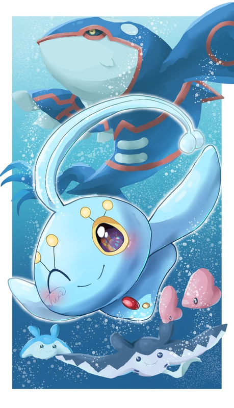 luvdisc-kyogre-manaphy-mantine-and-manty