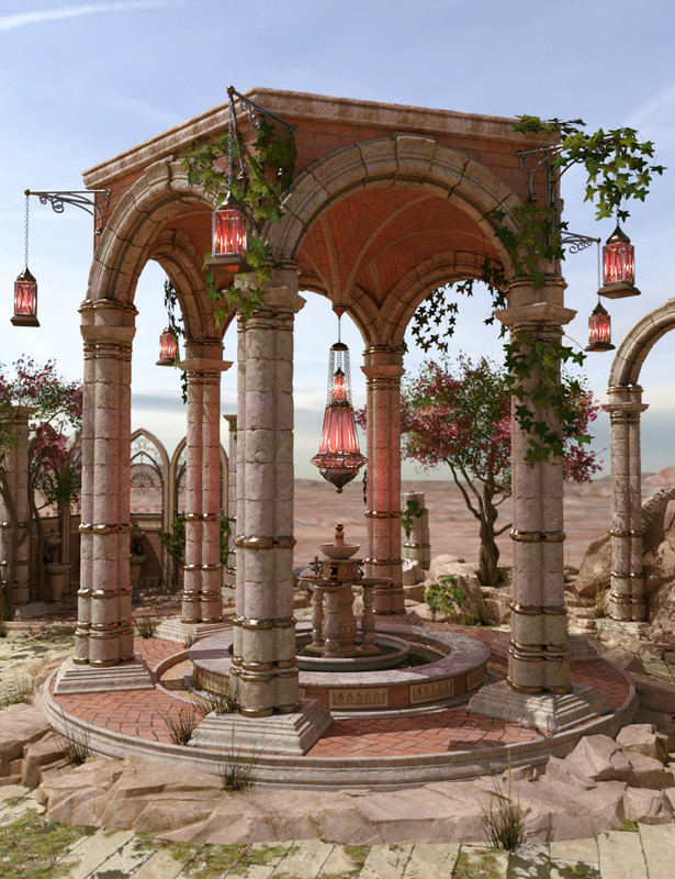 oasis pavilion 00 main daz3d