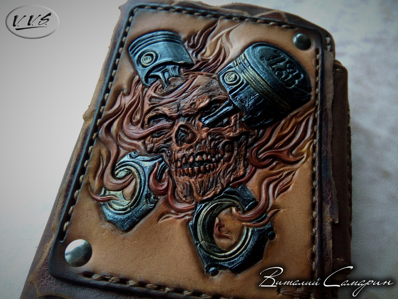 кошелек череп поршень1