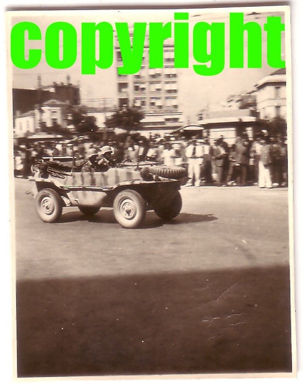 Orig.Foto Sdkfz Schwimmkübel VW 166 Kübelwagen S