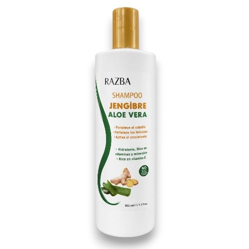 Razba Shampoo Jengibre Aloe Vera 17 Oz