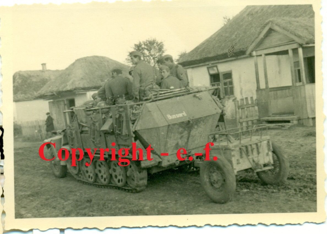 FOTO - SdKfz - SCHÜTZENPANZER - EIGENNAME  BUSSA
