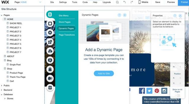 Dynamic Web Design Using Wix 2019 Dynamic Web Design Using Wix 2019