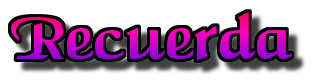 Recuerda