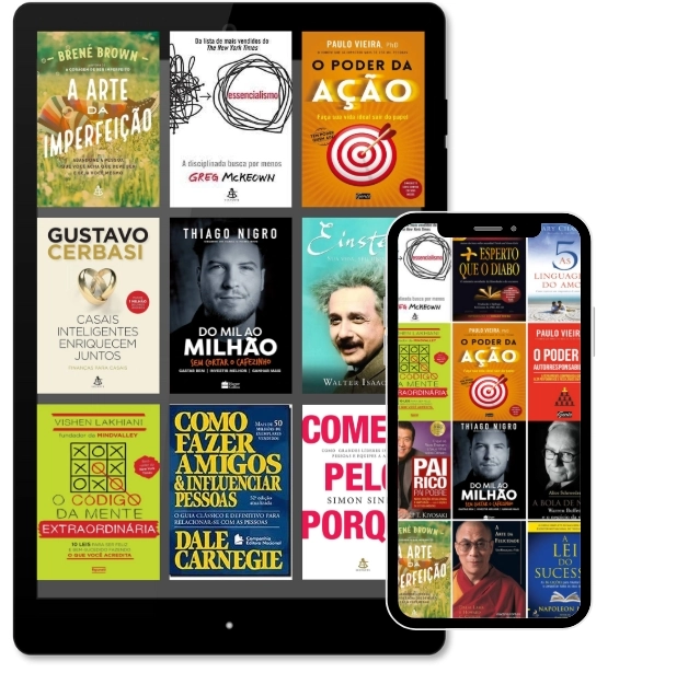 Audiolivros em diversos dispositivos