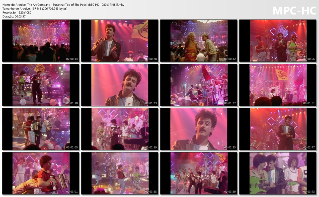 The Art Company - Susanna (Top of The Pops) (BBC HD 1080p) [1984]