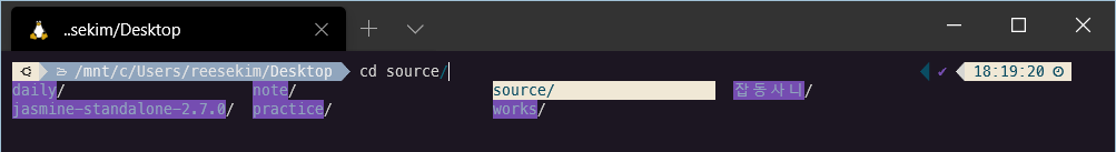 wsl@2 screenshot of windows terminal