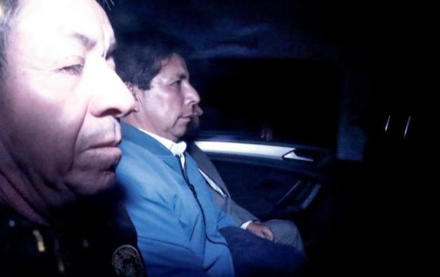 Pedro Castillo detenido Pedro Castillo detenido