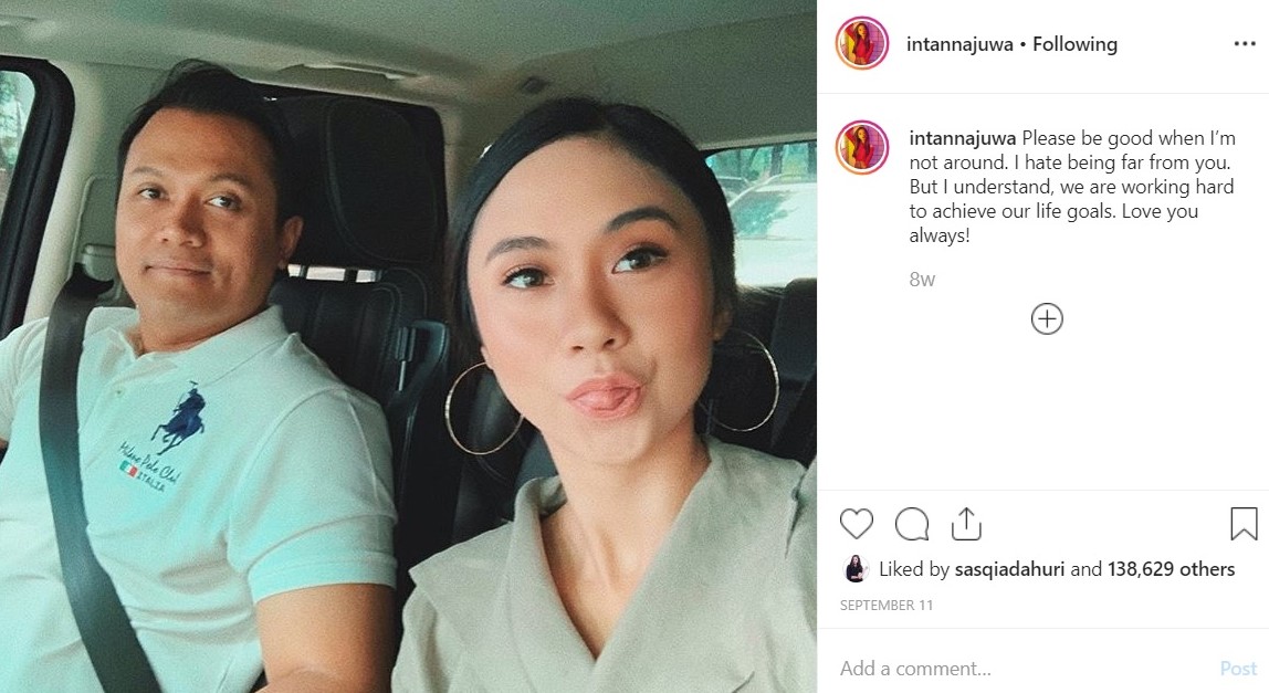 intan najuwa padam foto tunang