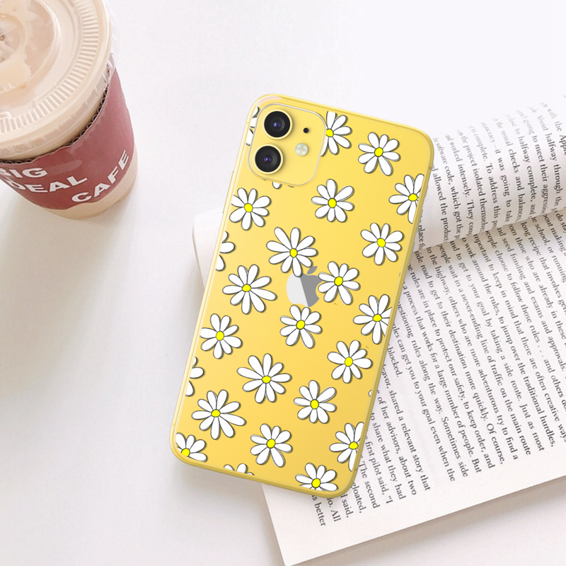 Daisy Clear Phone Case For Yellow iPhone 11 From The Urban Flair