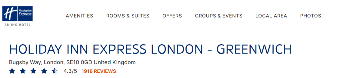 *Holiday Inn Express® London – Greenwich* - Aeropuerto Londres-Heathrow (LHR): Escala y traslados - Foro Londres, Reino Unido e Irlanda