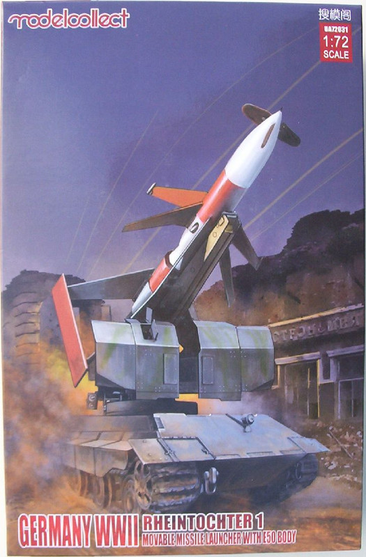 Modelcollect 72 Germany WWII Rheintochter 1 Movable Missile Laun