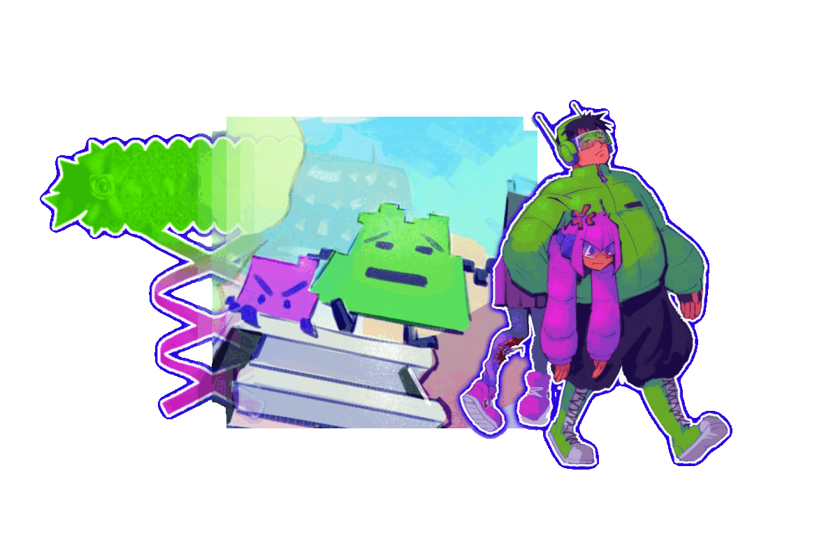 artists are @JokeAboutDrawin and @unaloid on Twitter/X