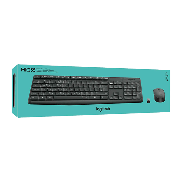 Teclado MK120 USB + Mouse USB Logitech