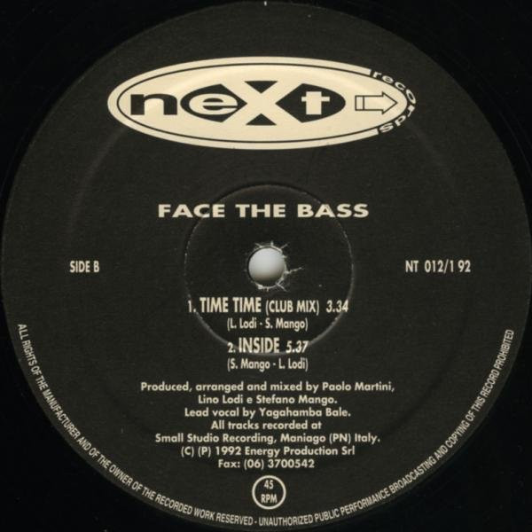 28/02/2023 - Face The Bass – Time Time (2 x Vinyl, 12, 45 RPM, Limited Edition)(Next Records – NT 0121 92)  1992 (FLAC) R-183251-1405528162-2681