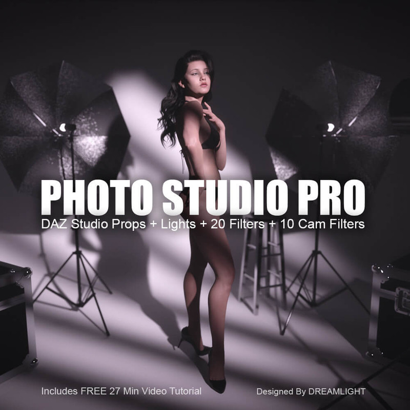 Photo Studio PRO – Props, Lights, 30 Filters + Video