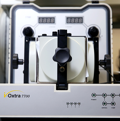 Labthink International i-Oxtra 7700 oxygen permeability tester machine.