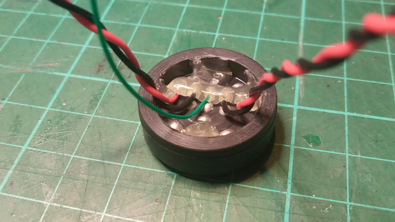 Chassis install 3 - added hot glue