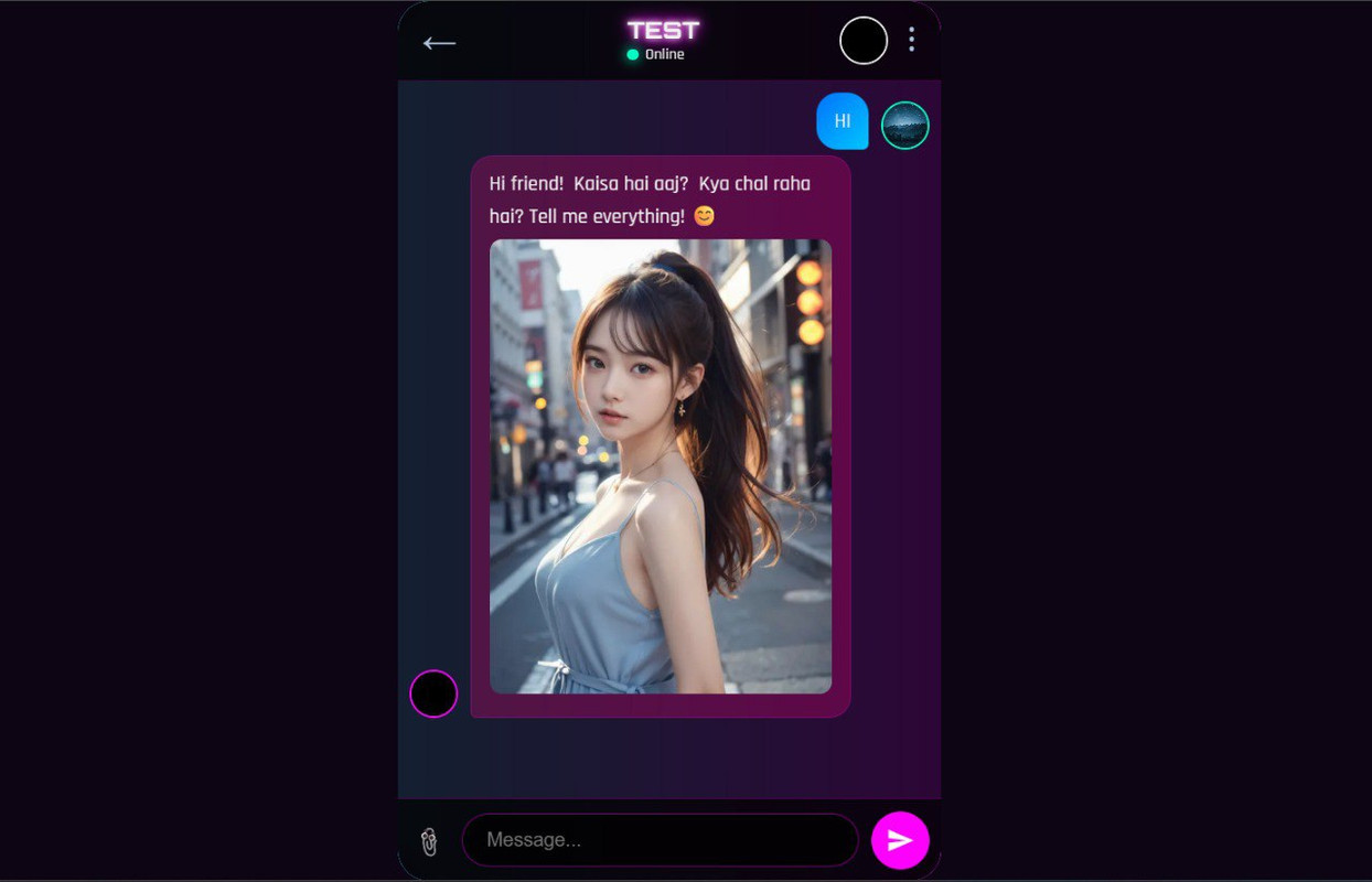 Screenshot of Gemini Chat Interface