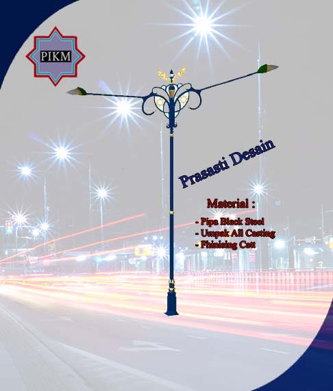 Tiang Lampu Pju Oktagonal