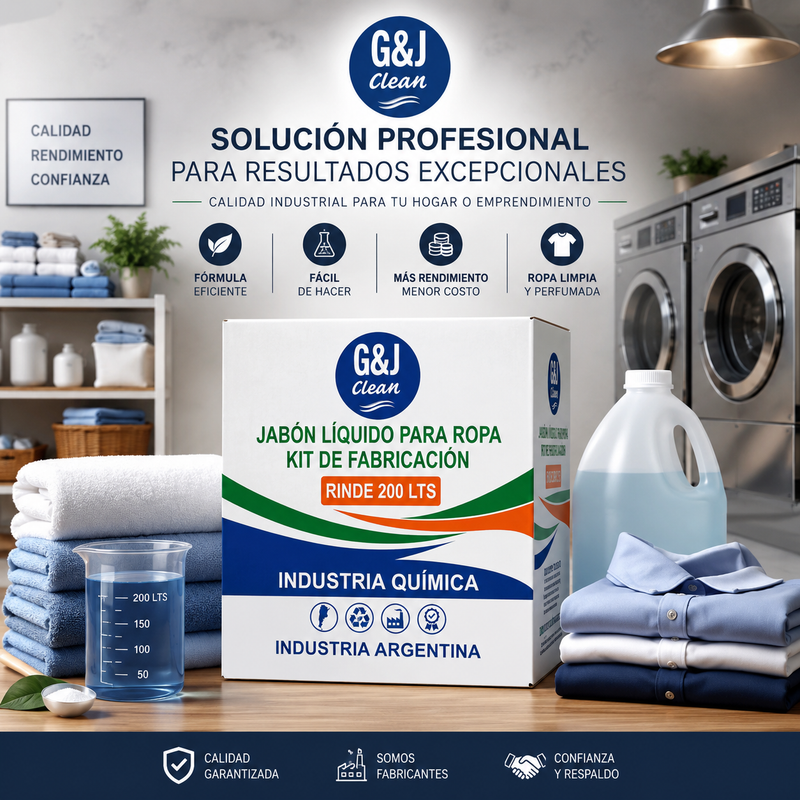 Kit jabón líquido G&J Clean