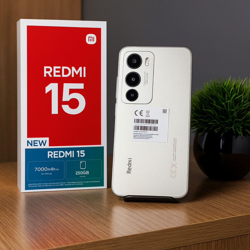 Xiaomi Redmi 15 vista frontal