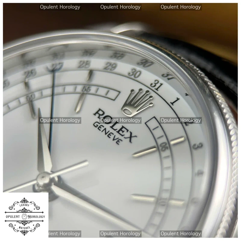 Rolex Cellini Moonphase 50535 Replica - 39 mm White Dial Dress Watch