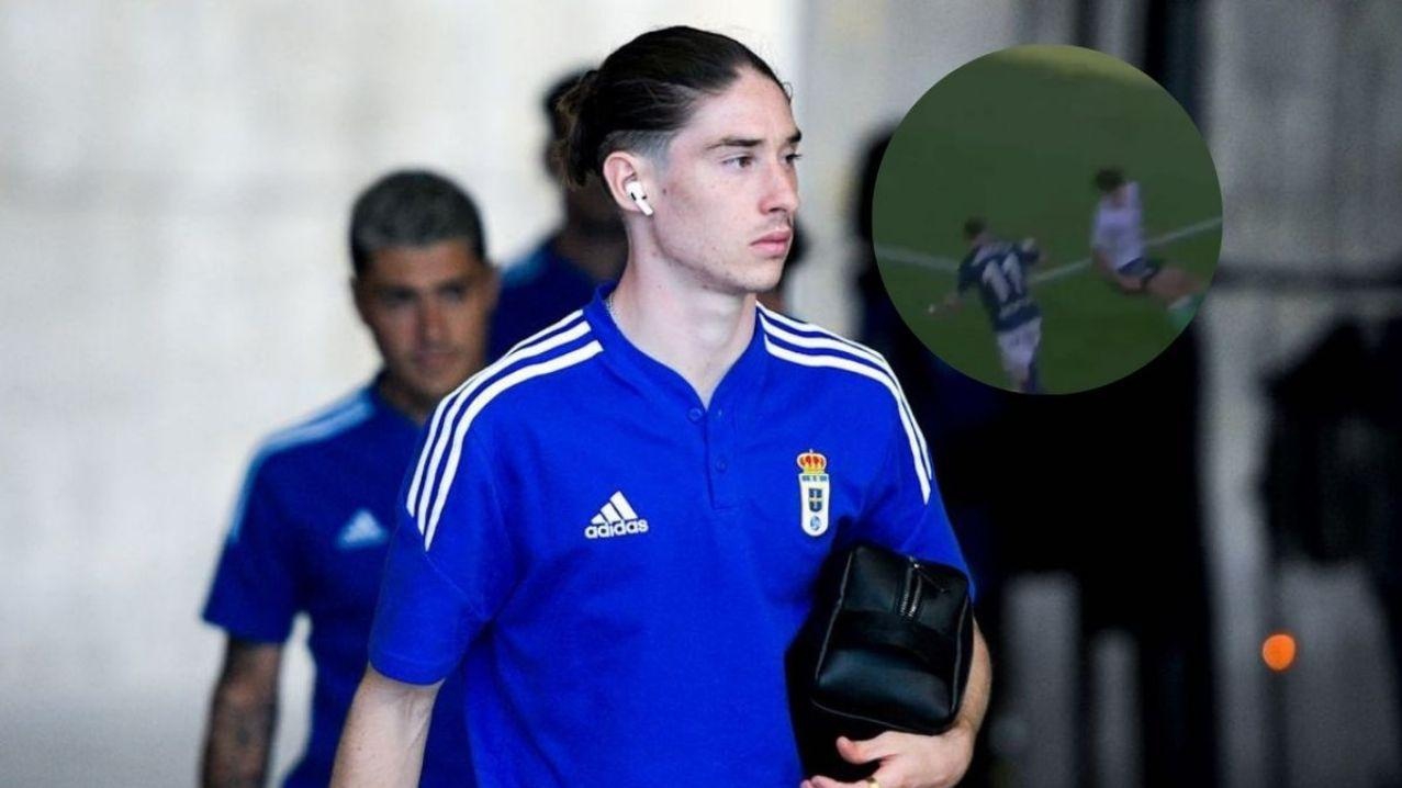 Marcelo Flores le “rompe la cintura” a un jugador del Racing