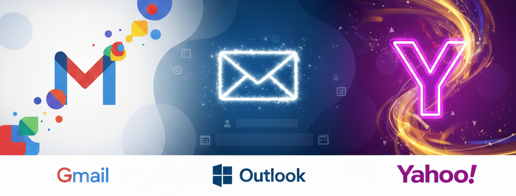 Gmail Outlook Yahoo spam filtering comparison