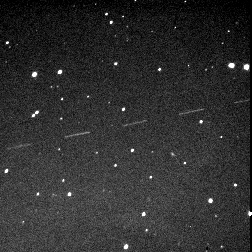 "Asteroide 2008 TC3 capturado por Eric Allen"