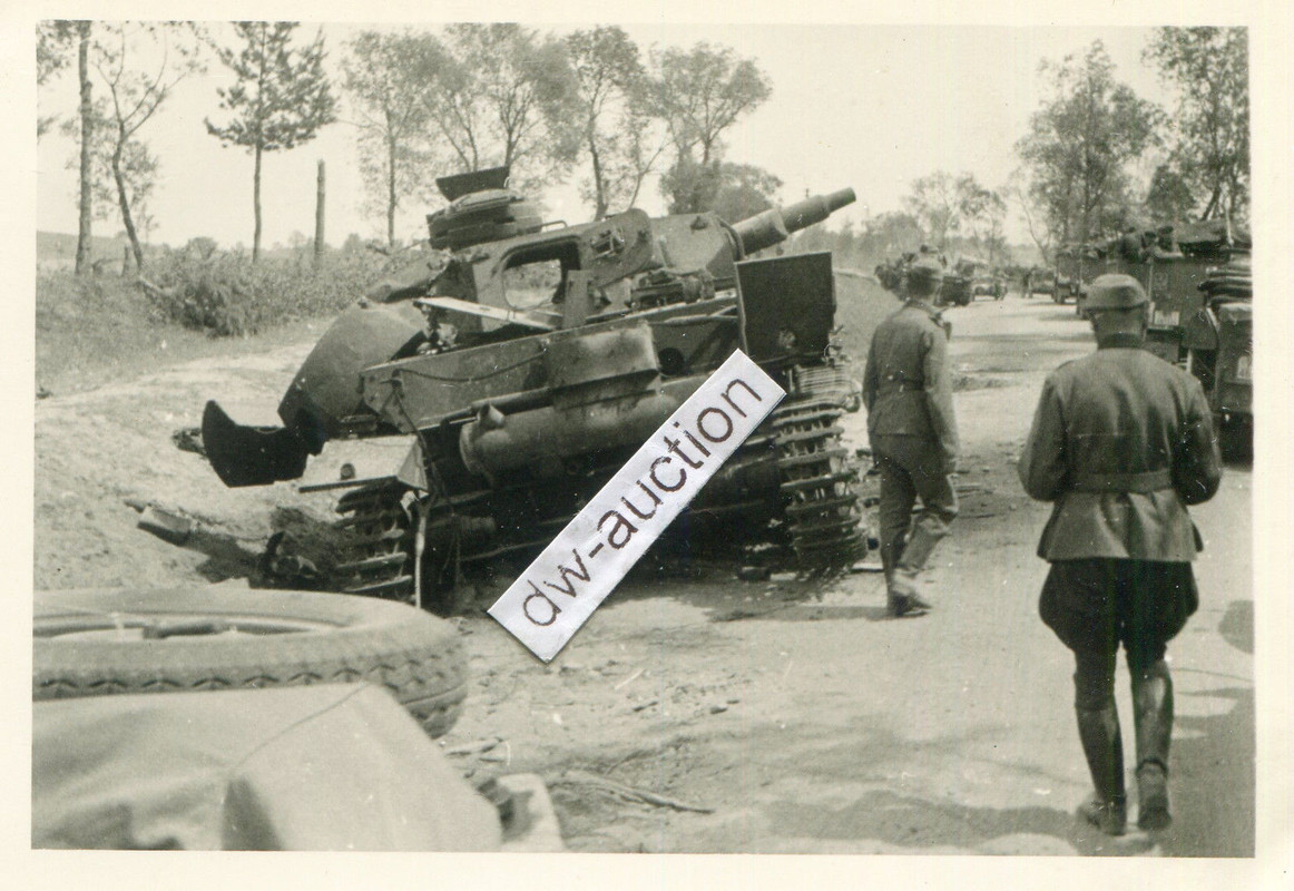 Litauen , zerstörte Panzer bei Wilna Vilnius , 20 Panzer Division