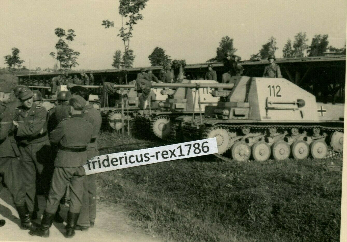 C1 Foto Panzerjäger Panzer Jäger Marder II Nr. 112 Lehrgang Ausbildung Juni 1944